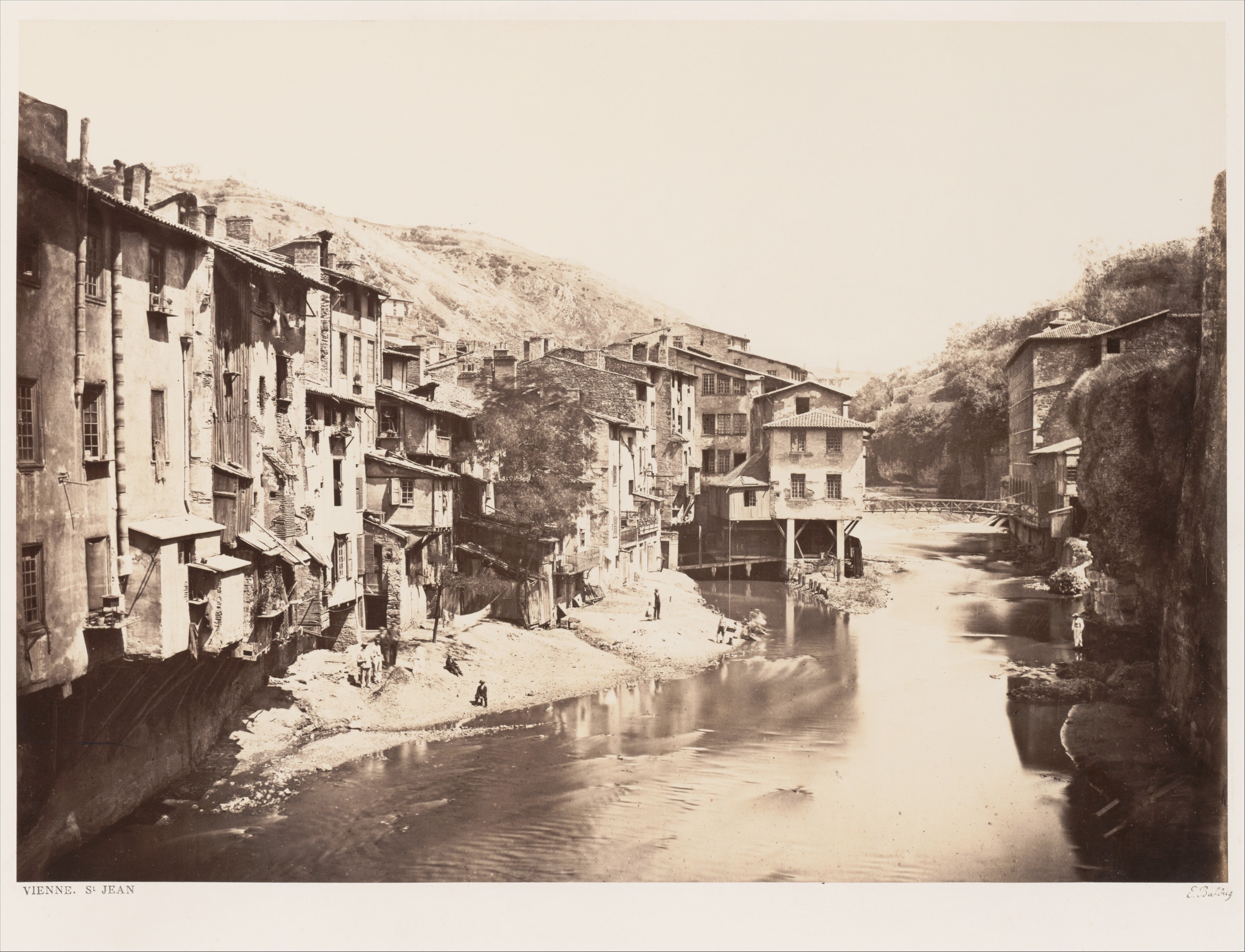 Vienne St Jean Riverside Town View