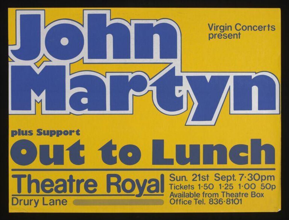 John Martyn Concert Promotional Poster