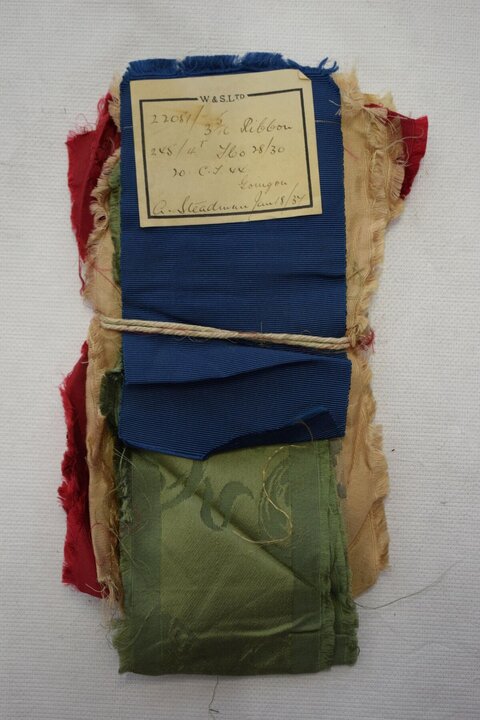 Vintage Textile Fabric Swatches