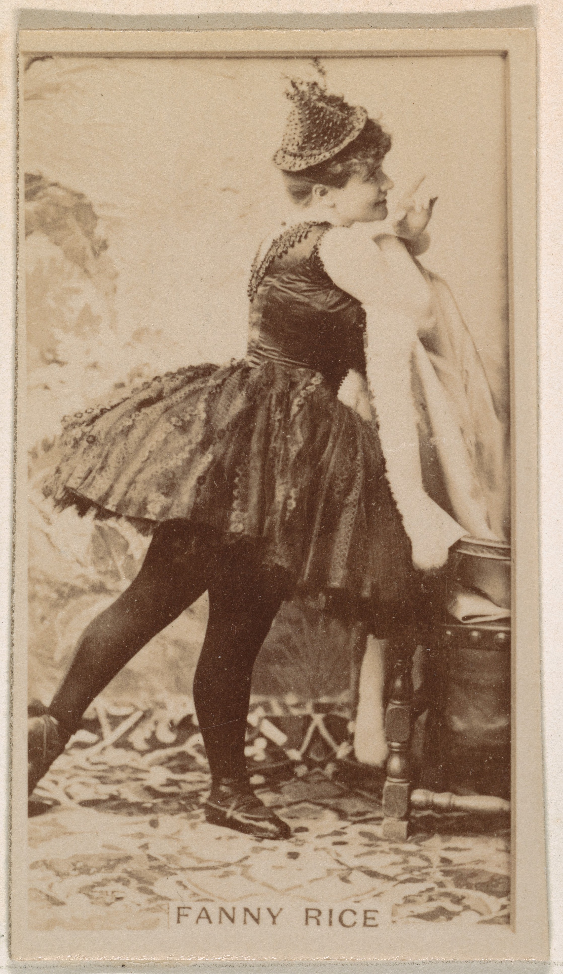 Vintage Portrait of Fanny Rice