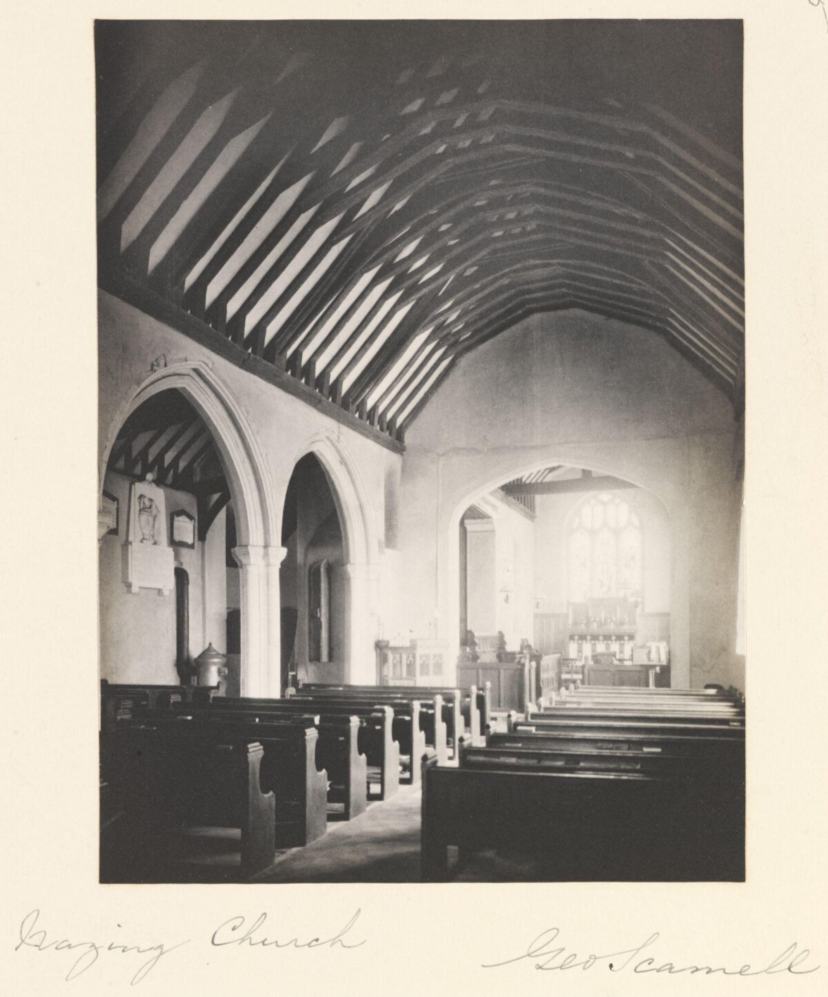 Interior of Bazing Church