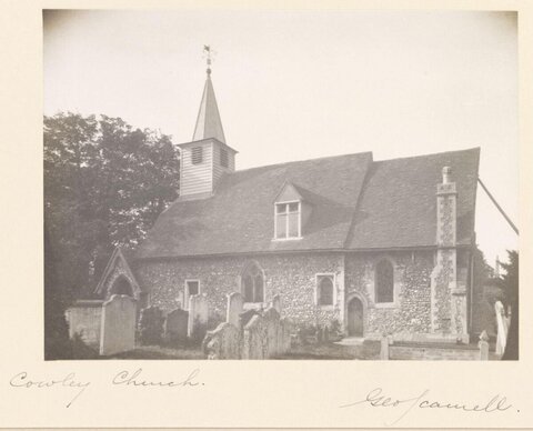 Vintage Cowley Church View