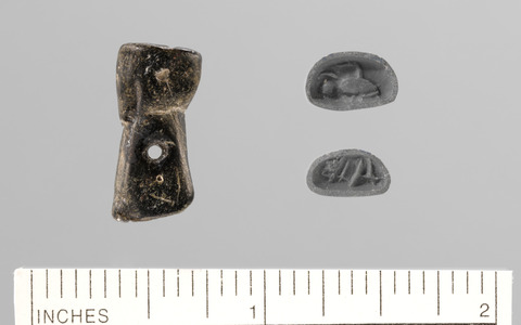 Ancient Stone Seal with Impressions