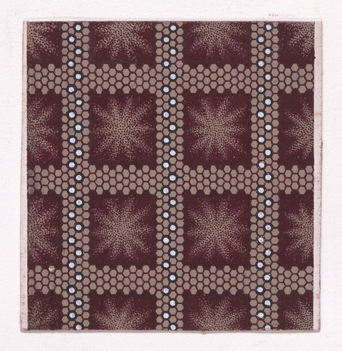 Vintage Geometric Grid Pattern