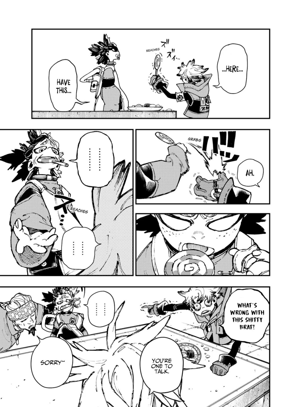 Black and White Manga Comedy Page