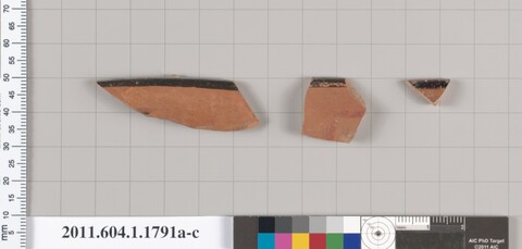 Three Ancient Pottery Fragments
