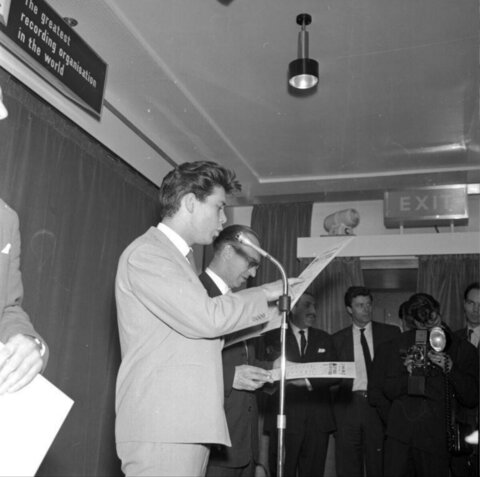 Formal Speech at Recording Industry Event