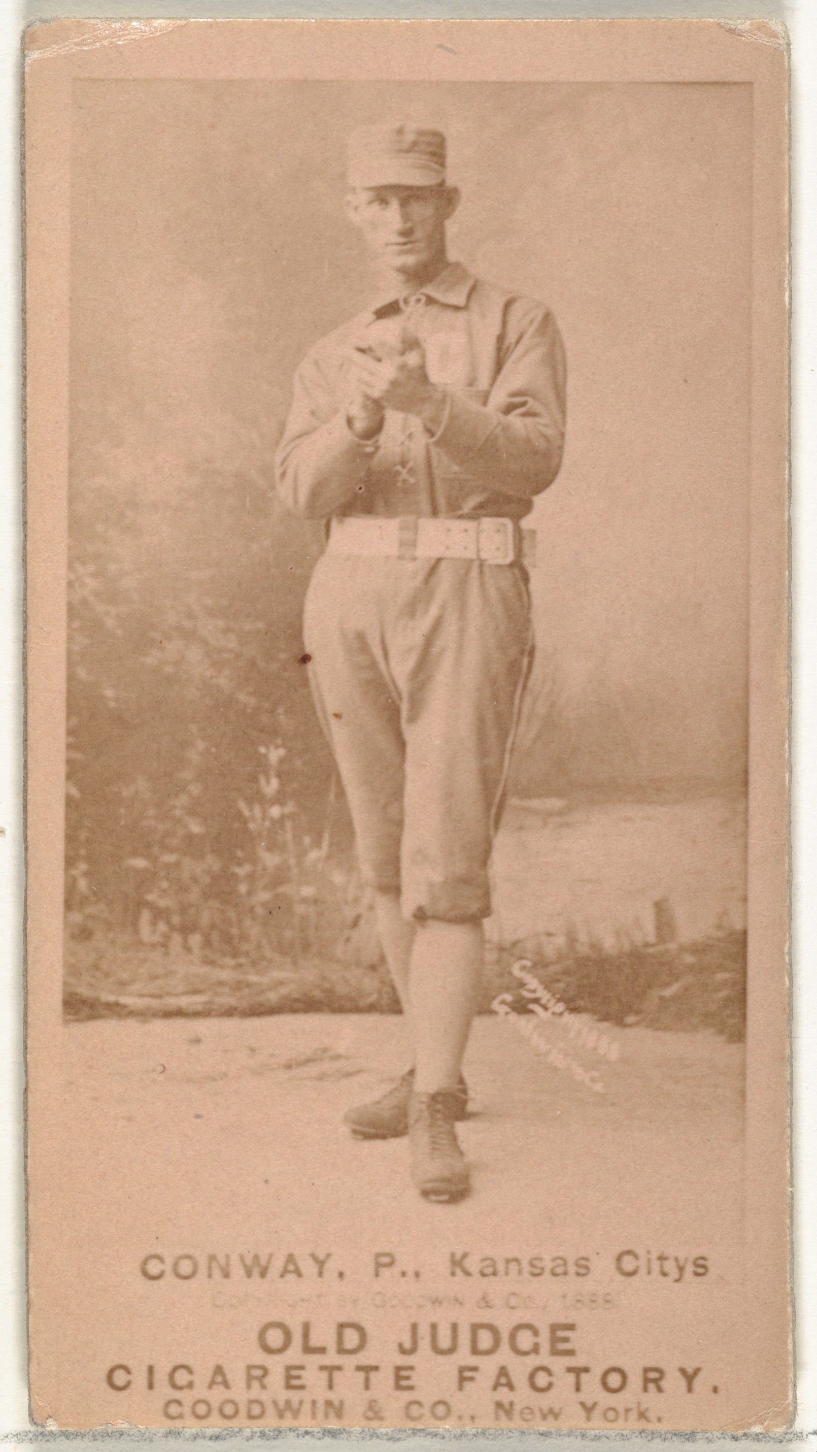 Old Judge Baseball Cigarette Card