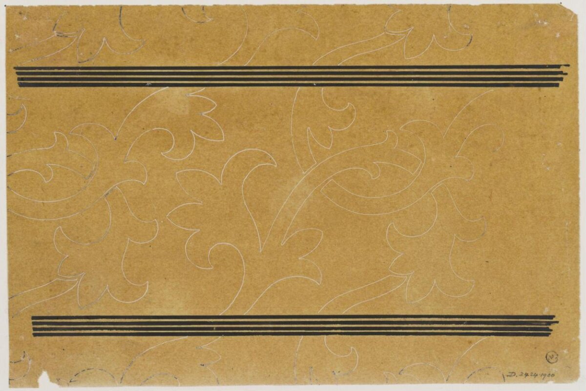 Vintage Scrollwork Decorative Sketch
