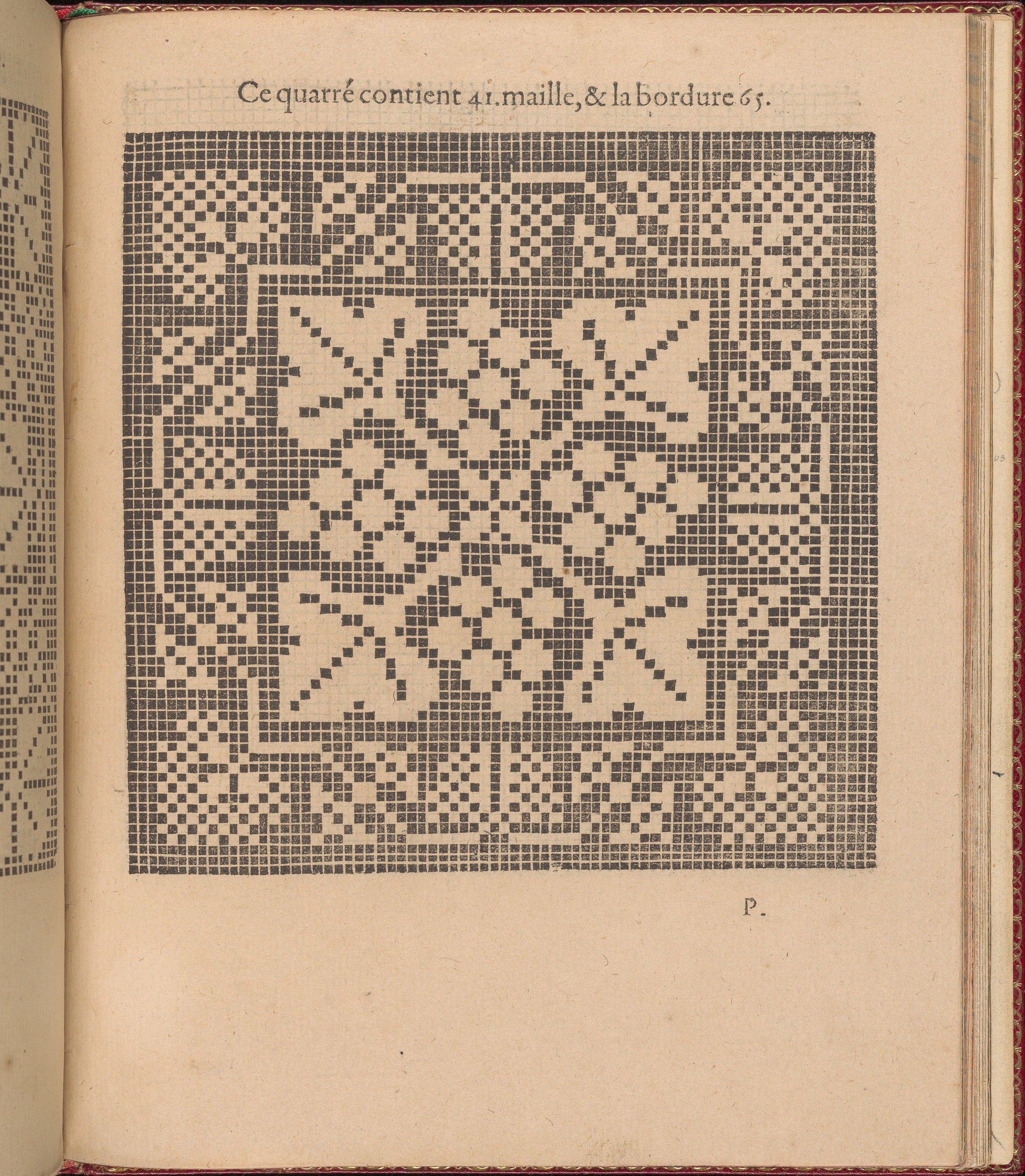 Antique Cross Stitch Pattern Page