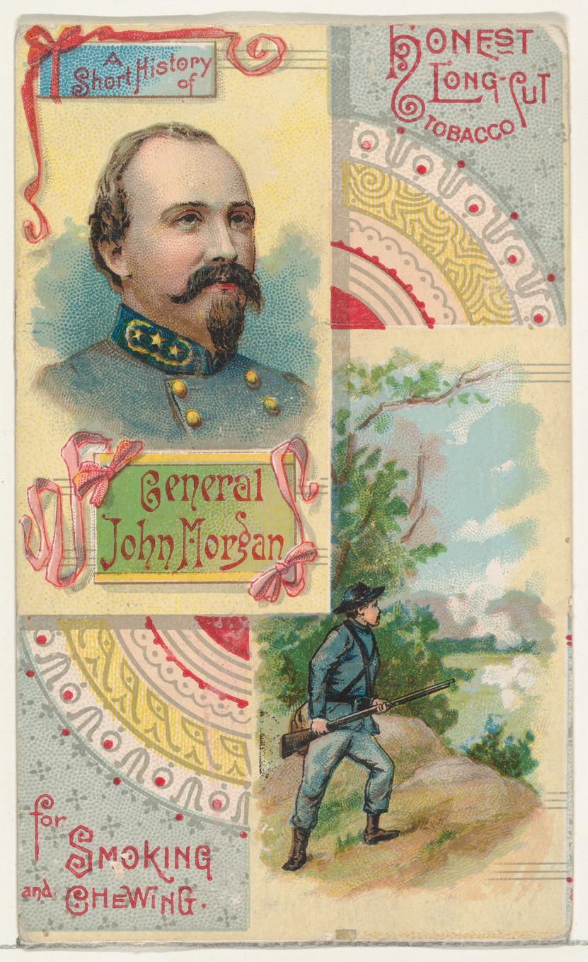 General John Morgan Vintage Tobacco Ad Card