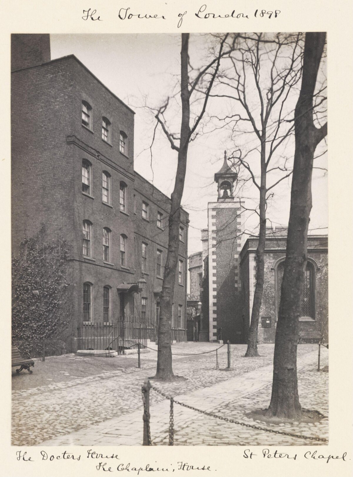 1898 Tower of London Scene