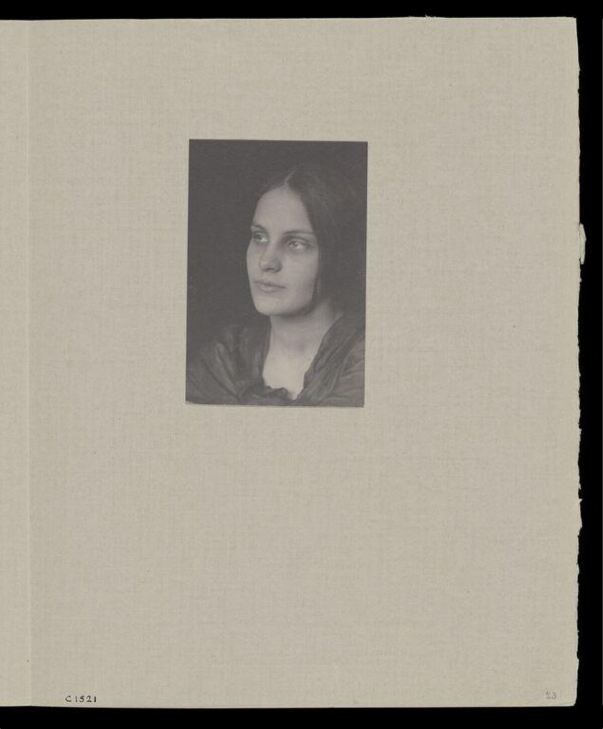Vintage Portrait of a Young Woman