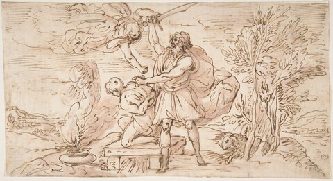 Sketch of The Sacrifice of Isaac