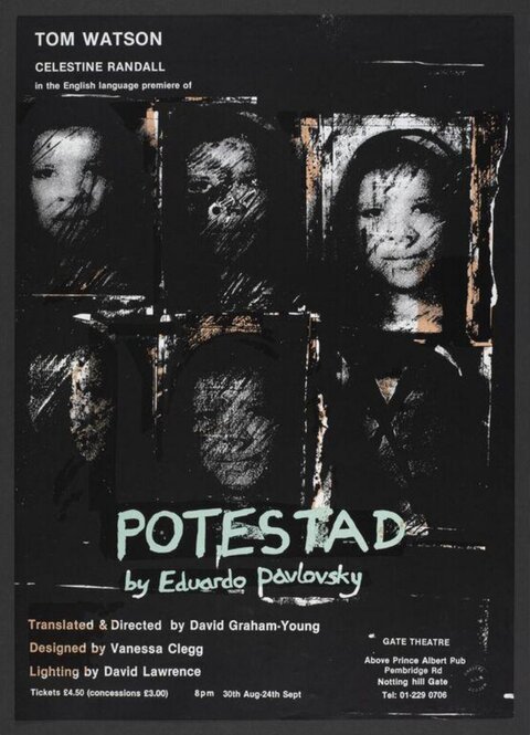 Theatre Poster for Potestad Play