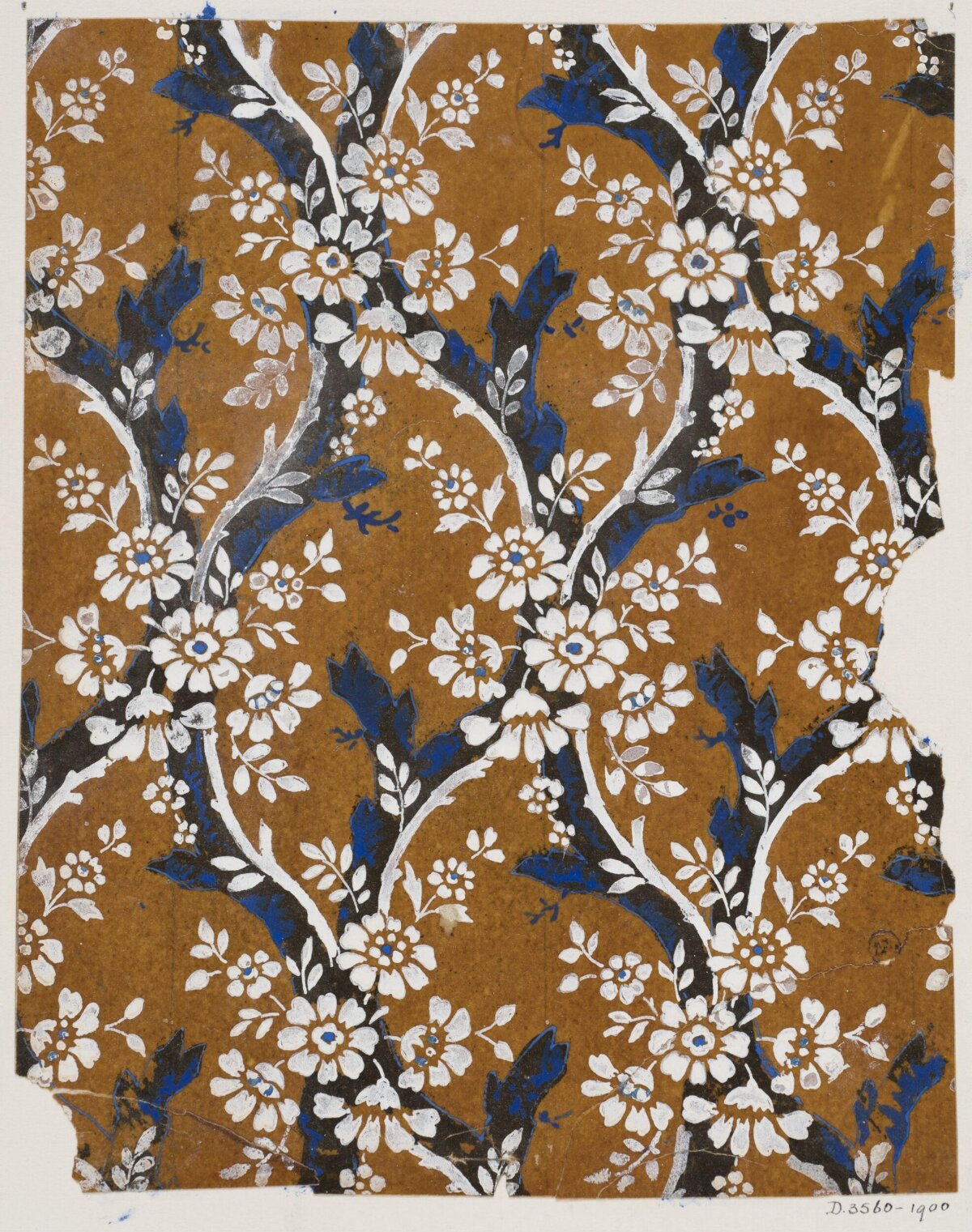 Vintage Floral Pattern Design Sample
