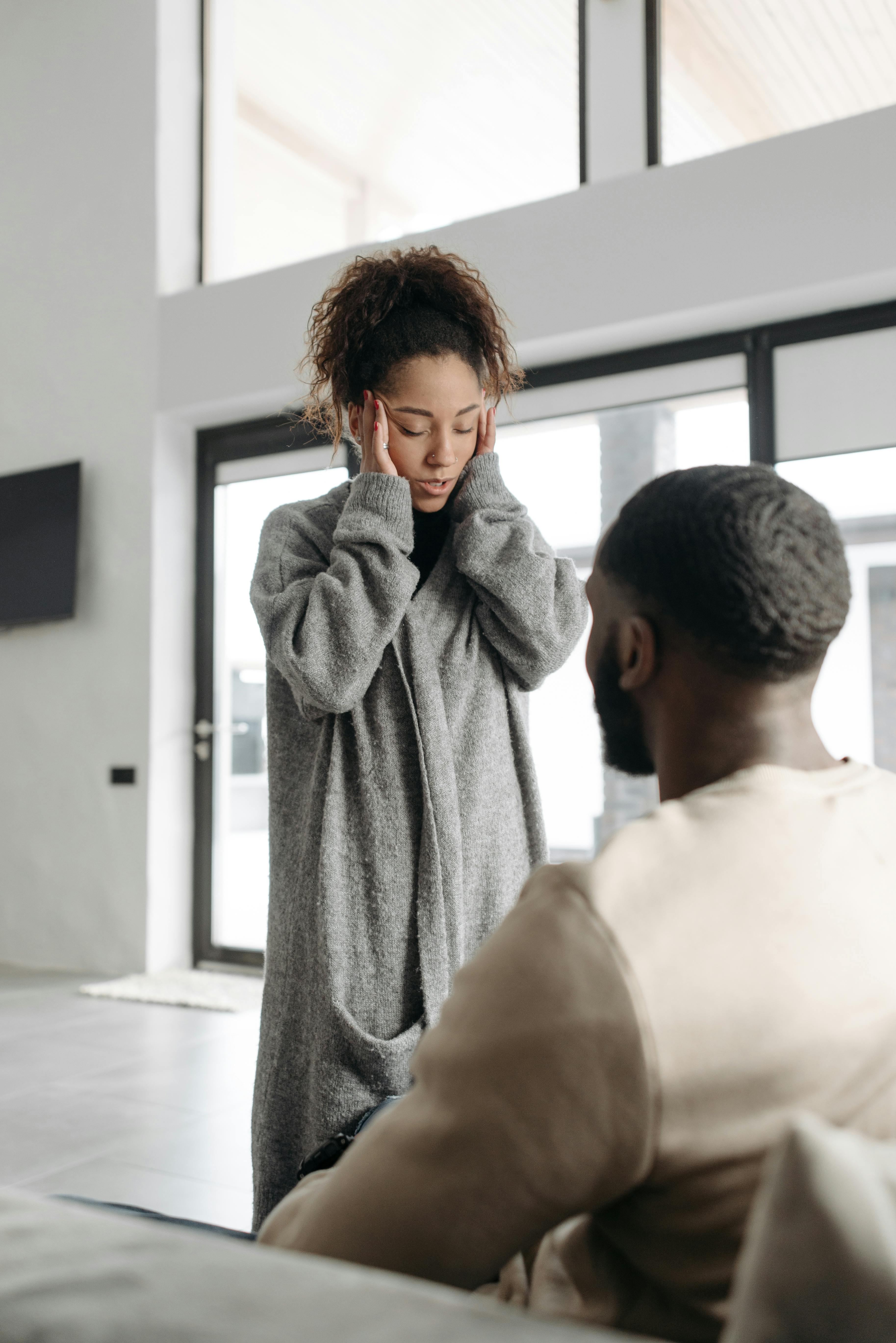 Couple Having Argument At Home
