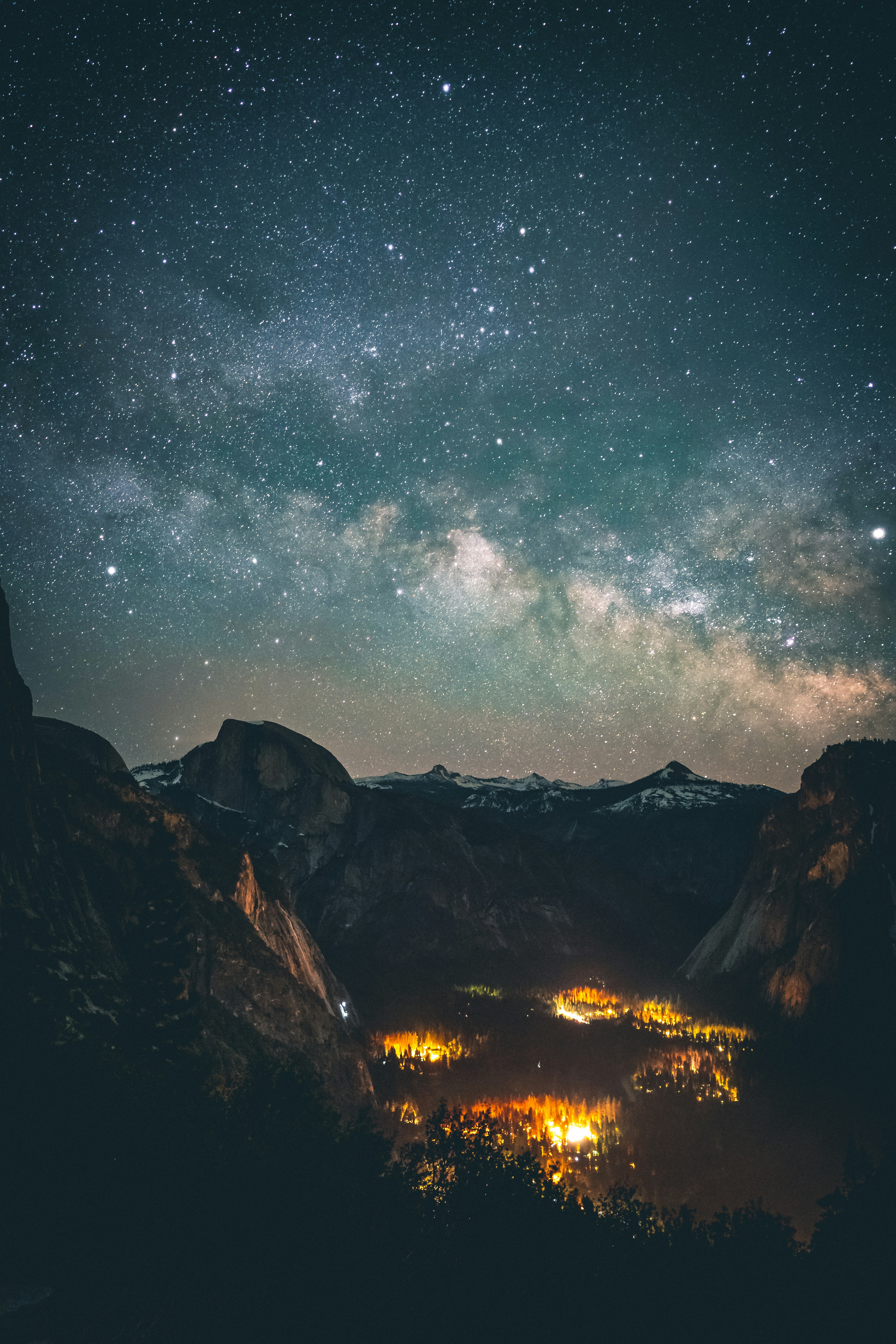 Yosemite Valley Starry Night
