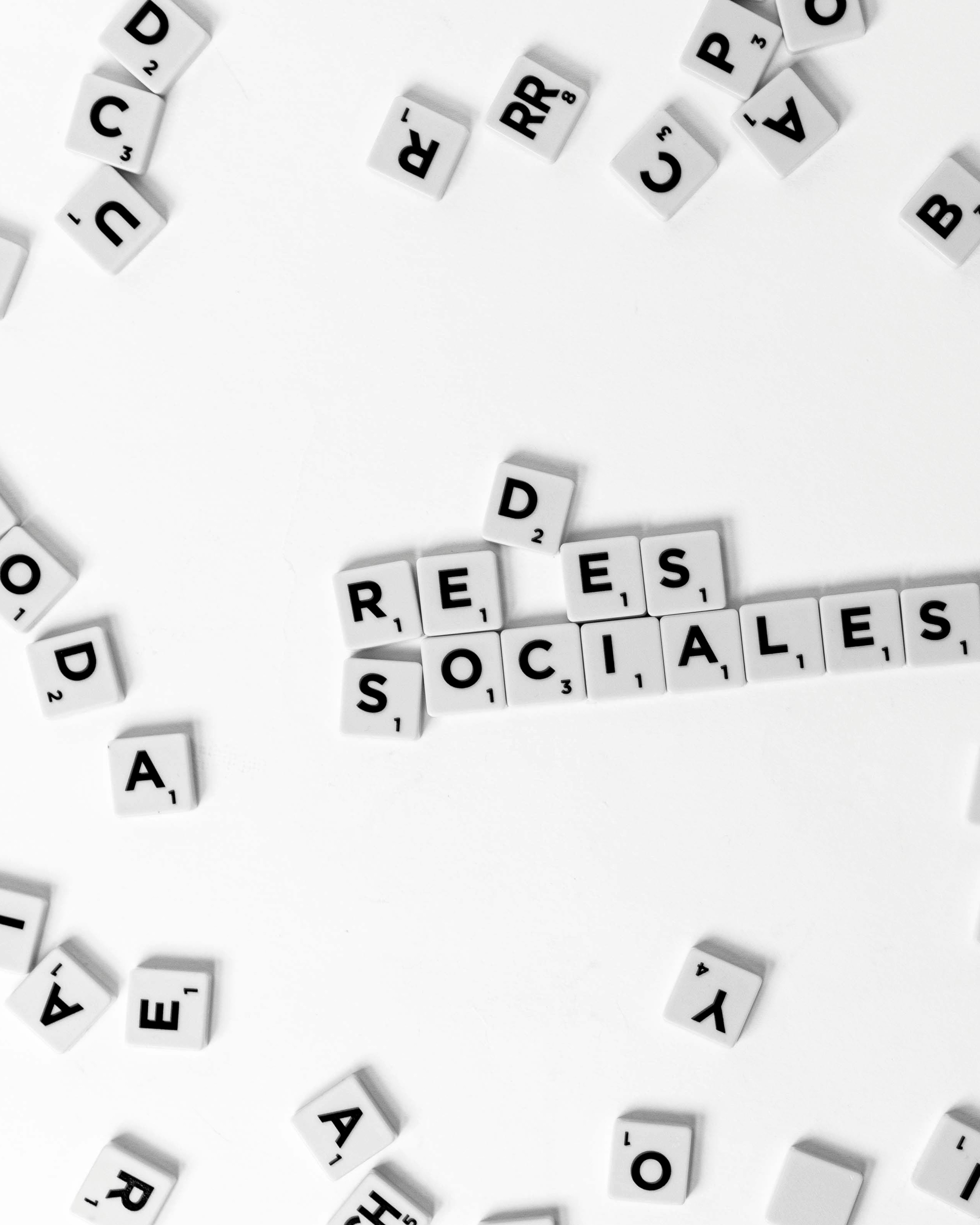 Redes Sociales Scrabble Tiles