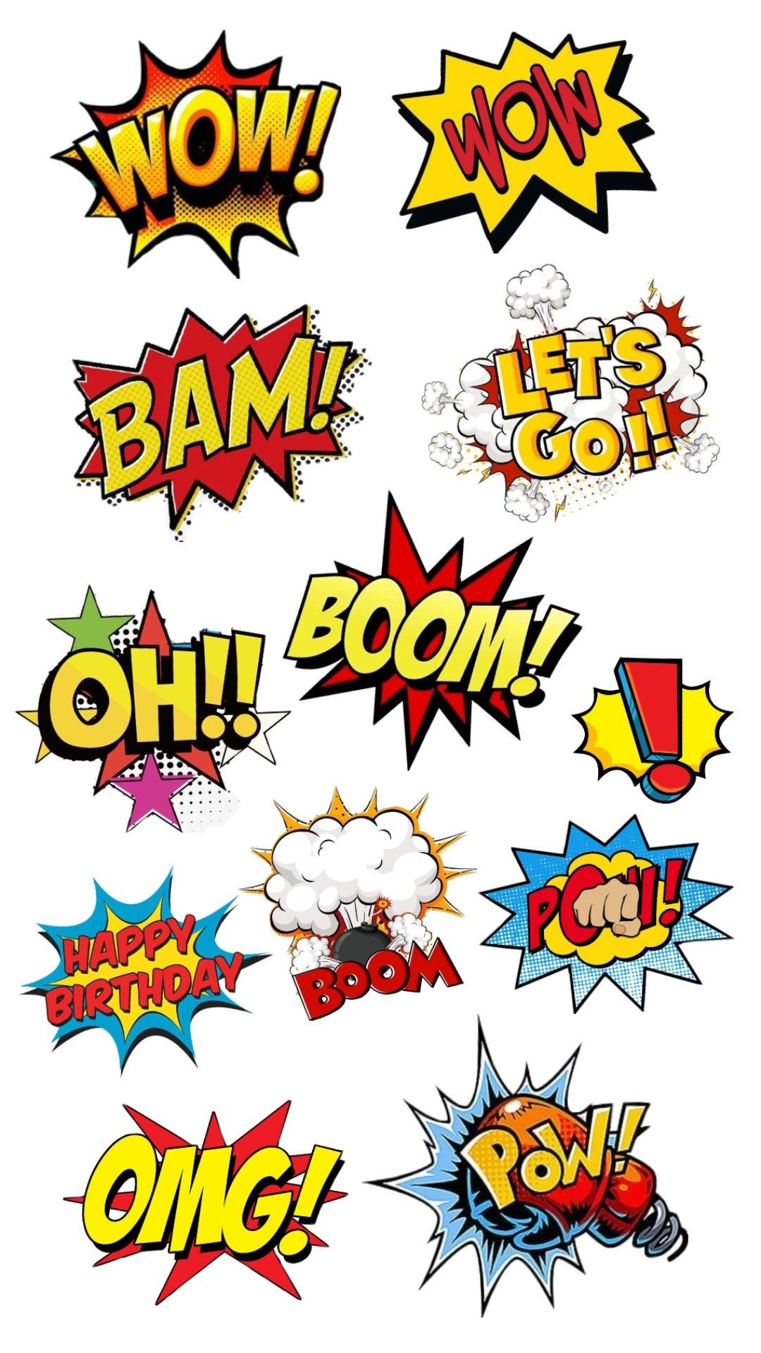 Pop Art Comic Speech Bubble Collection