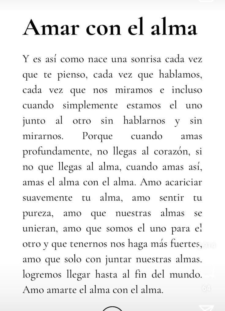 Spanish Poem Amar con el alma