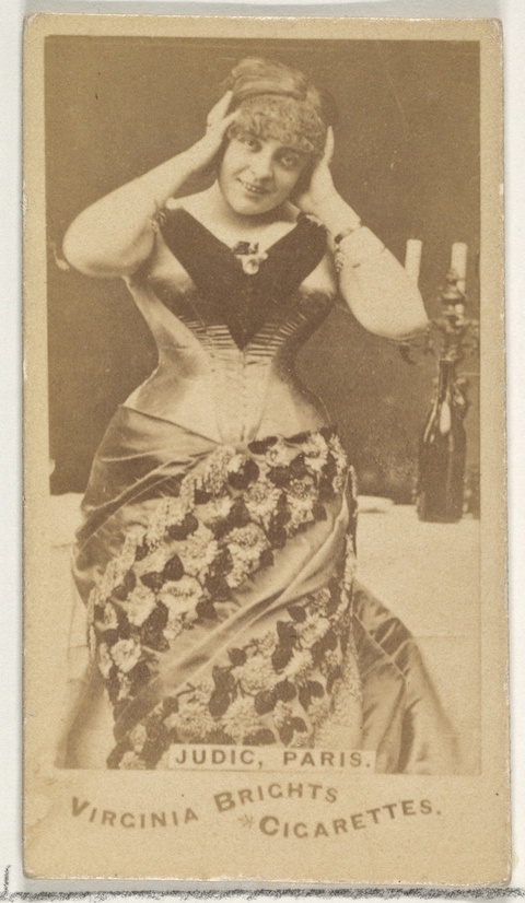 Actress Judic Cigarette Card Portrait