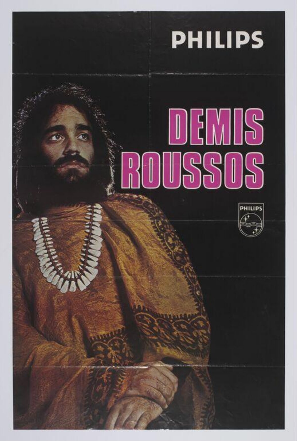 Demis Roussos Philips Promotional Poster