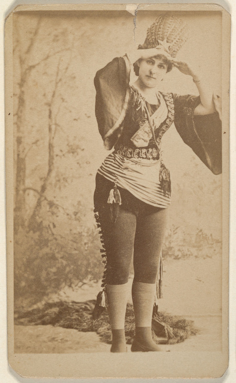 Vintage Photo of Actress in Theatrical Costume