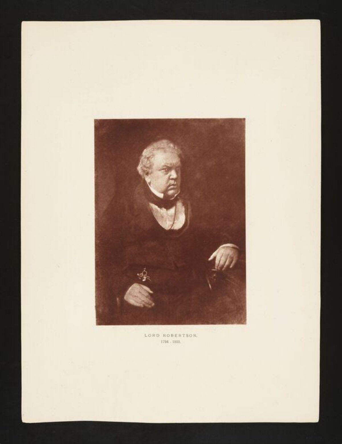 Portrait of Lord Robertson