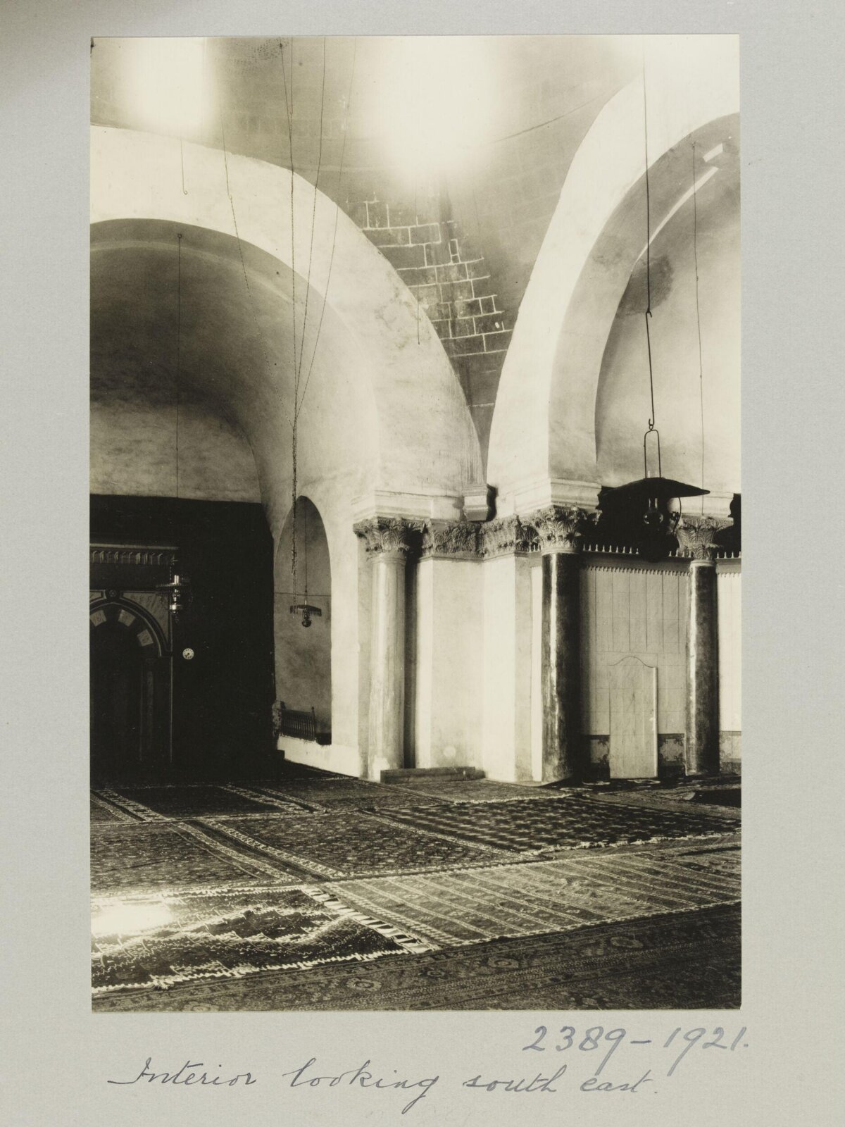 1921 Mosque Interior Looking Southeast — Architecture Encyclopedia