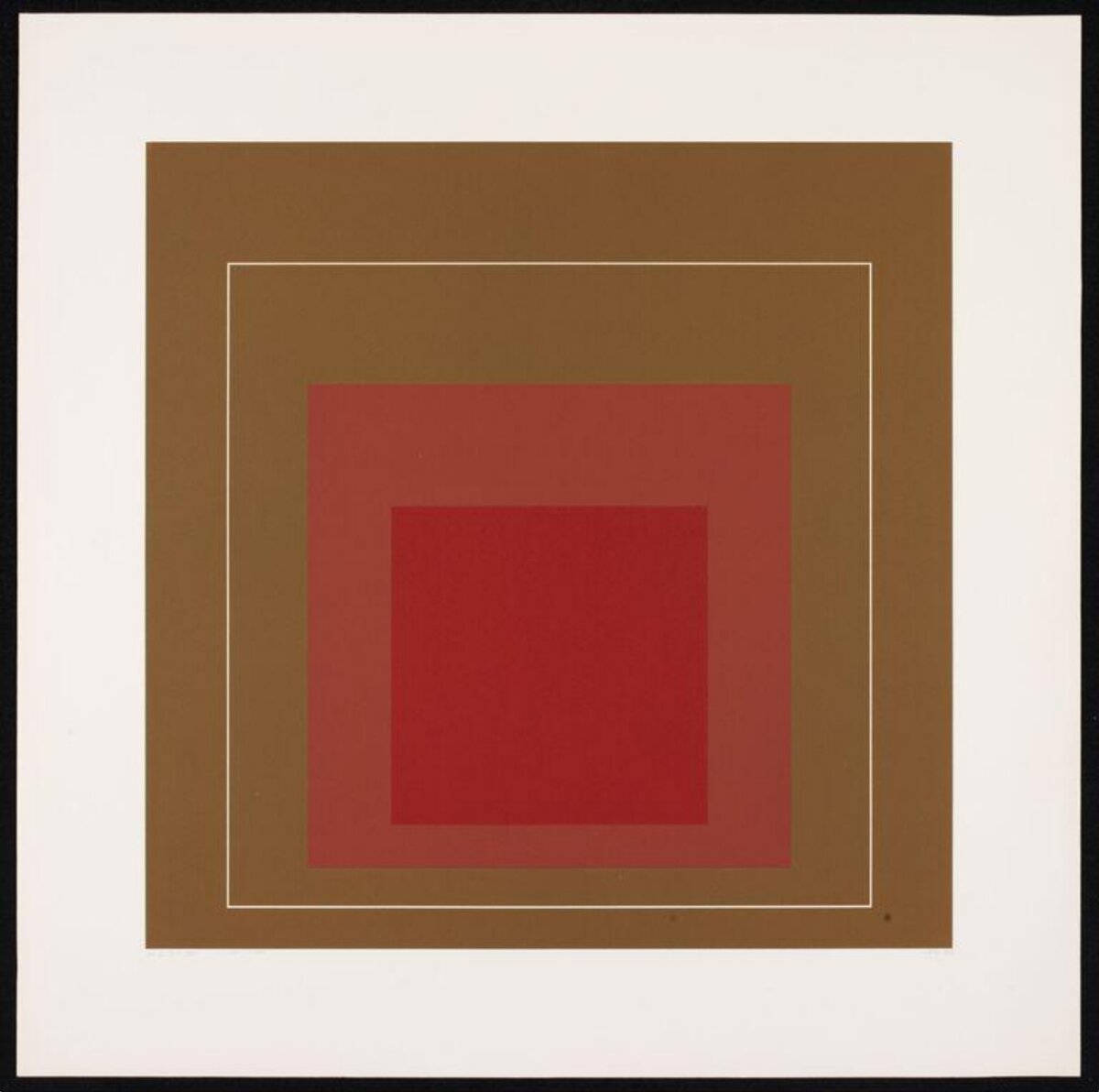 Abstract Nested Squares Artwork