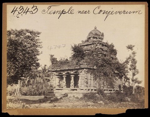 Ancient Temple Near Conjeeveram