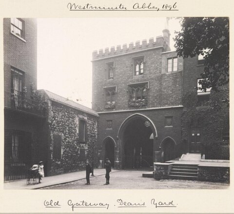 1896 Old Gateway at Westminster Abbey