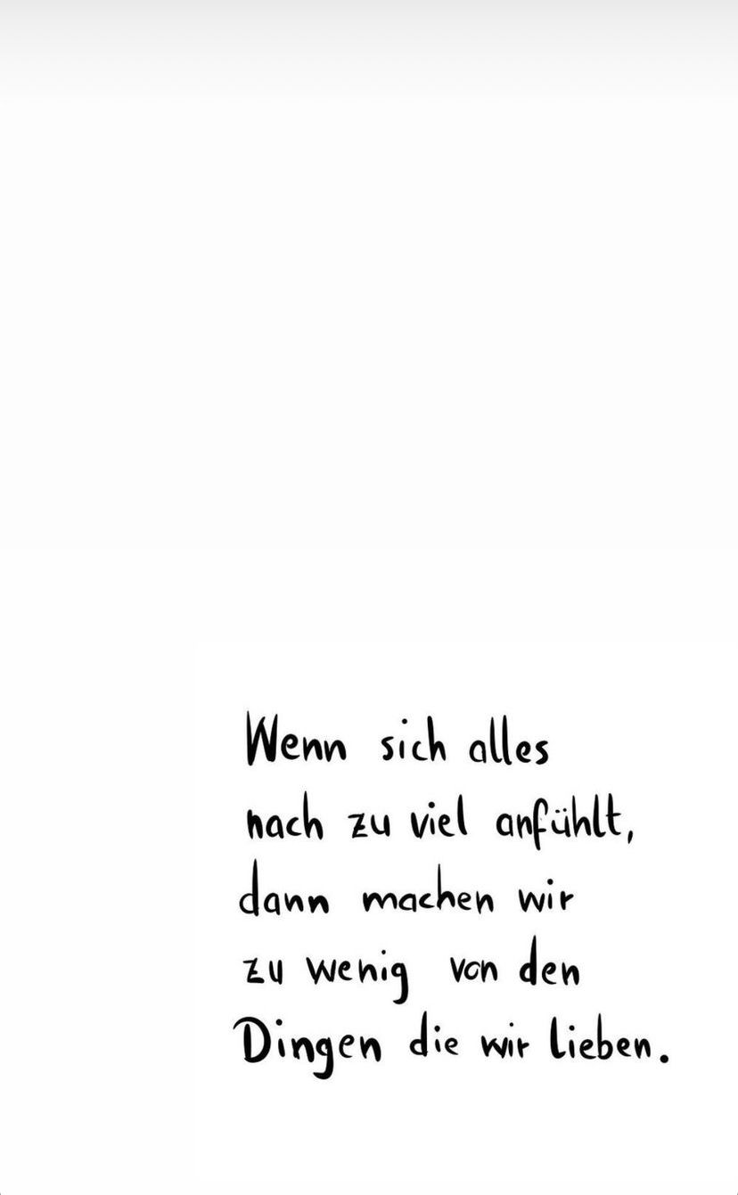 Handwritten German Motivational Quote