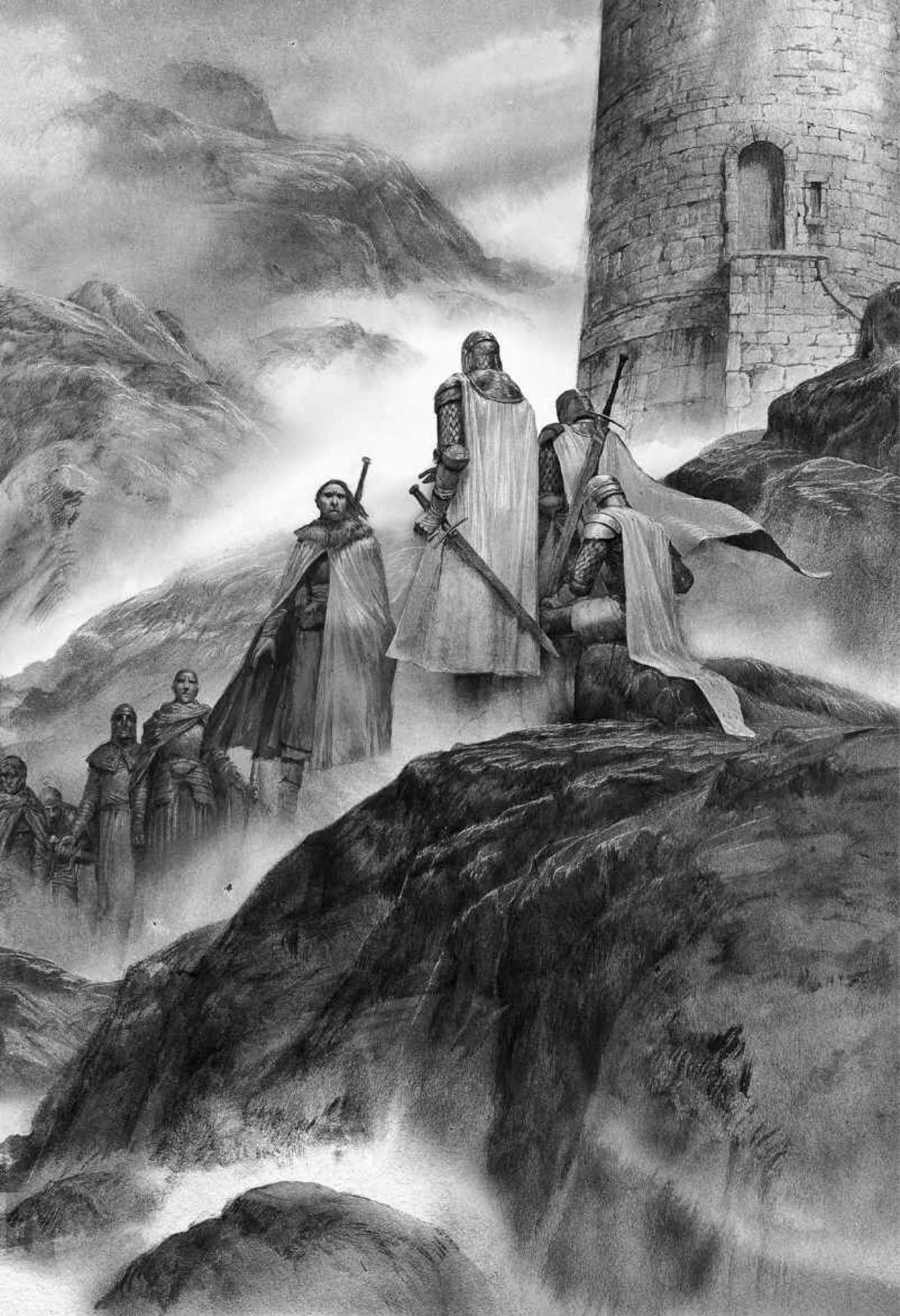 Armored Men at Mountain Watchtower