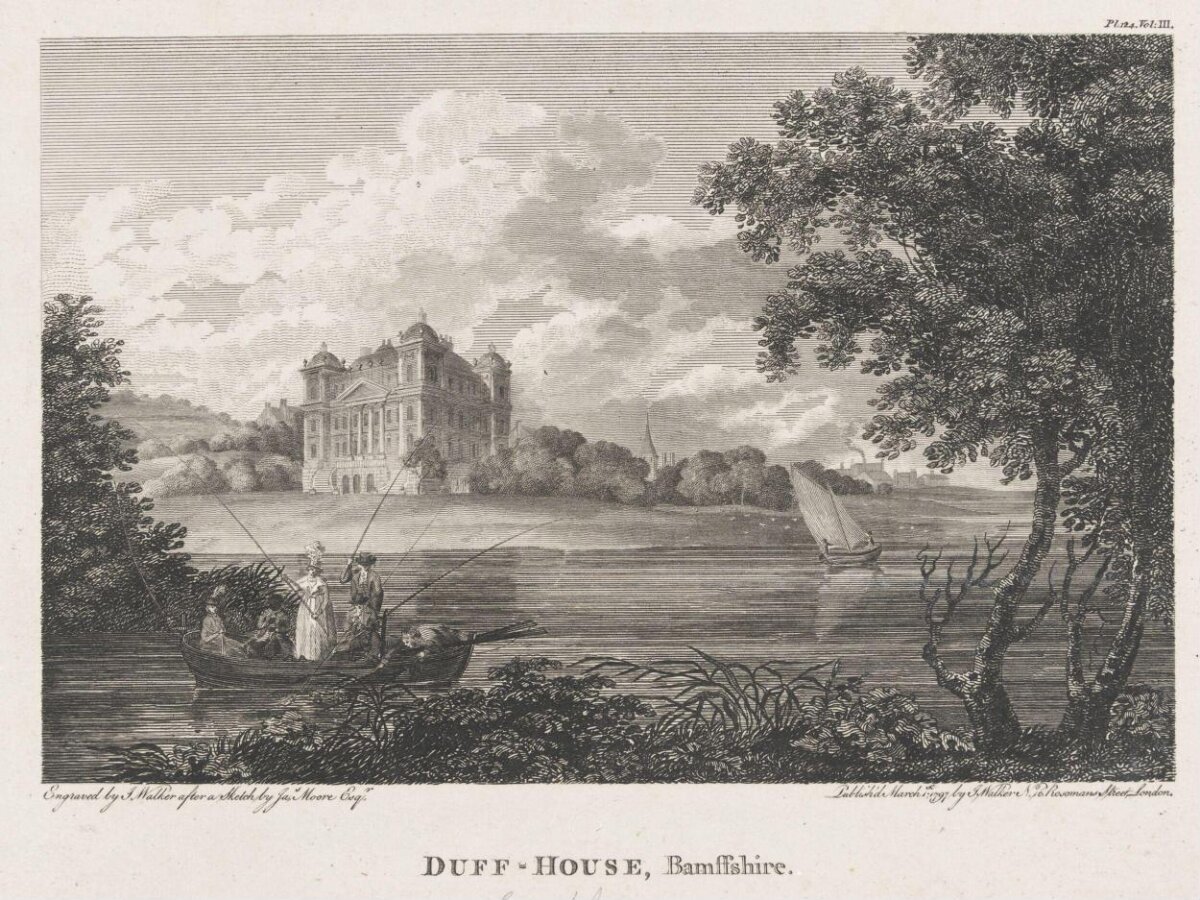View of Duff House, Banffshire
