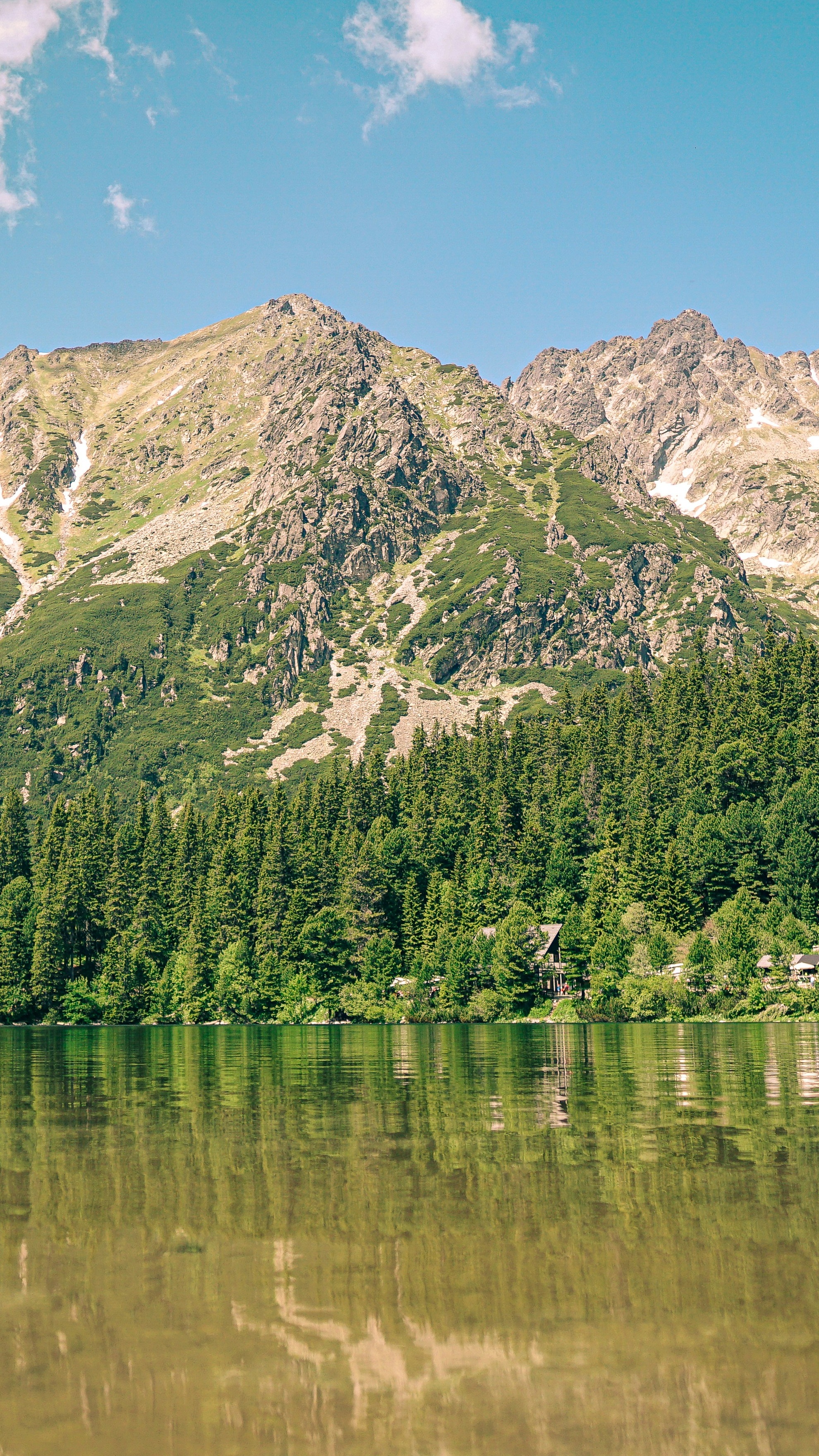 Alpine Mountain Lake Landscape
