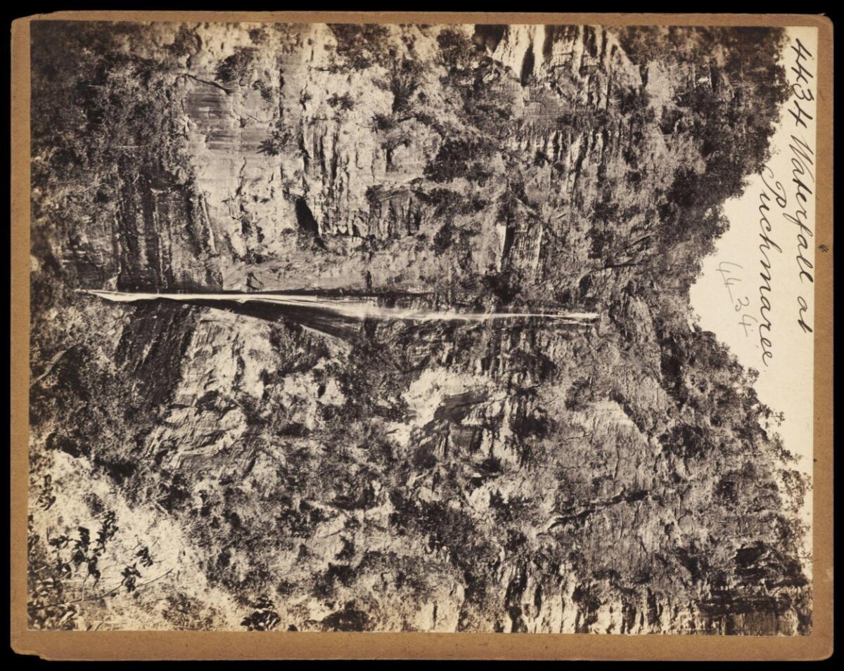 Vintage Puchmaree Waterfall Photo