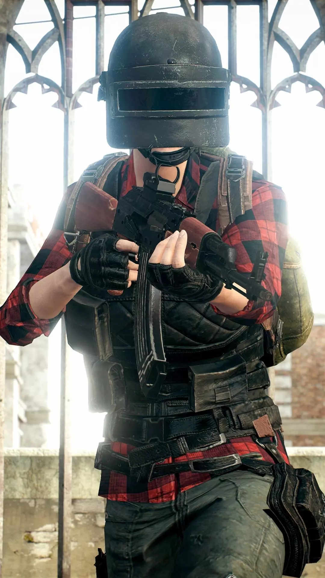 Armed PUBG Game Character