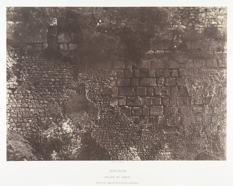 Jerusalem Ancient Temple Enclosure Wall