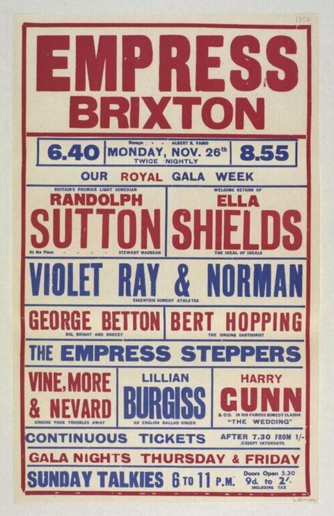 Empress Brixton Vintage Performance Poster