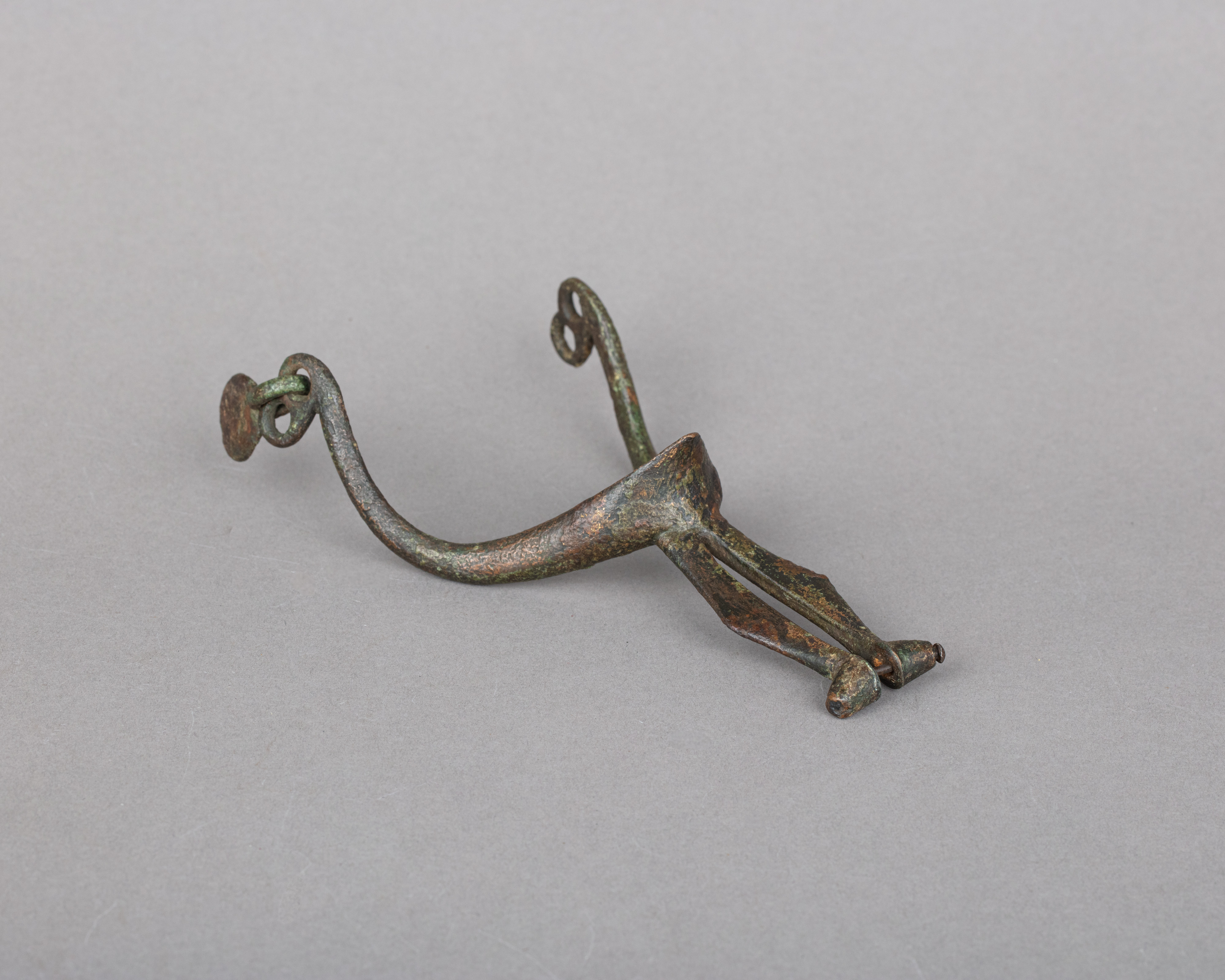Ancient Bronze Spur Artifact