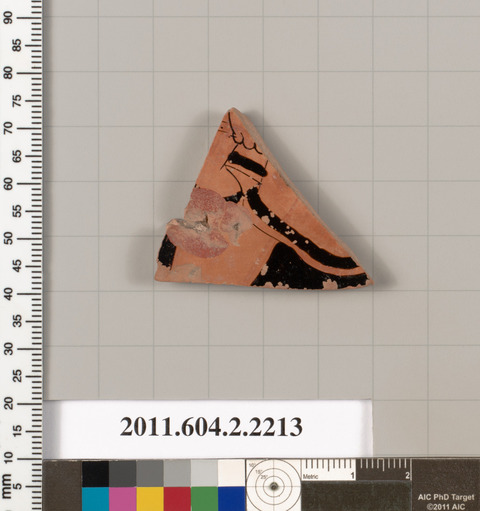 Ancient Painted Pottery Shard