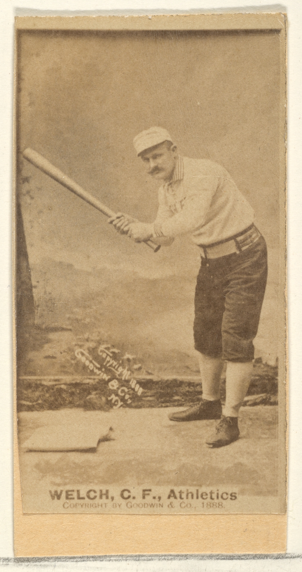 1888 C.F. Welch Athletics Baseball Card