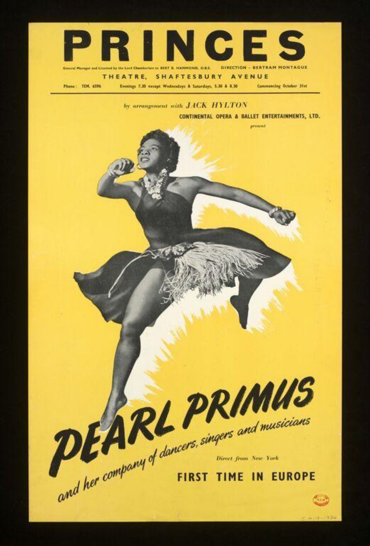 Pearl Primus Performance Poster