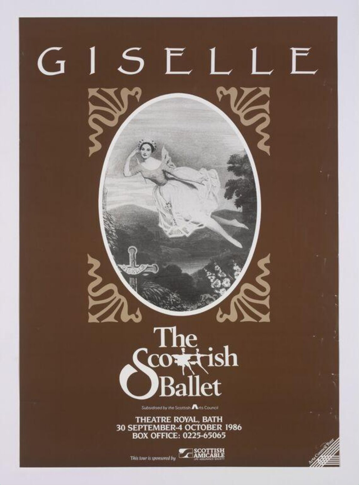 Scottish Ballet Giselle 1986 Poster
