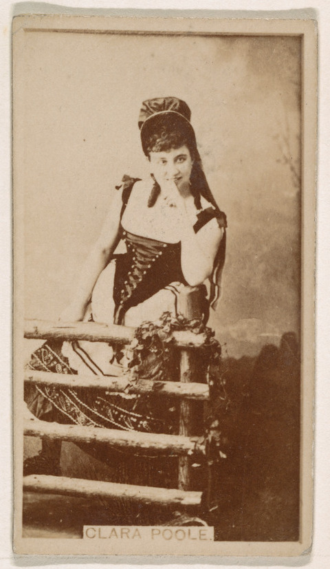 Vintage Portrait of Clara Poole