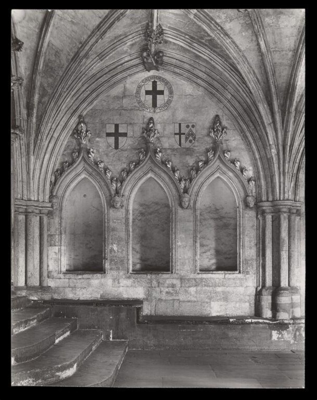 Gothic Cathedral Interior Wall