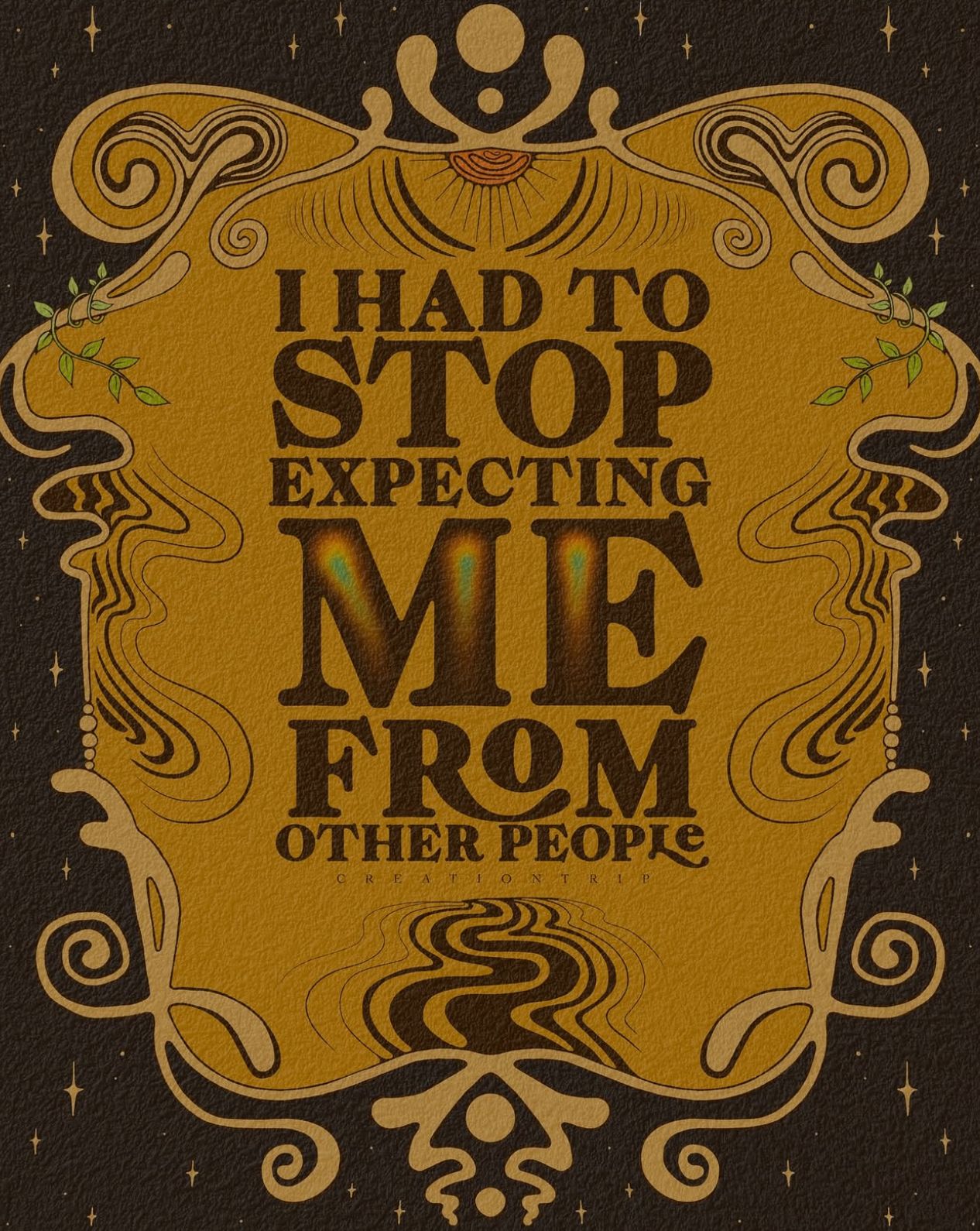Motivational Self Acceptance Quote Poster