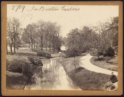 Vintage Buxton Gardens Landscape